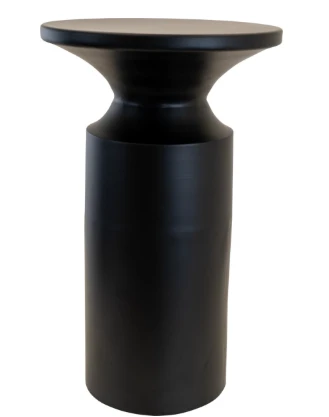 Bijzettafel Louis Ø33 cm zwart