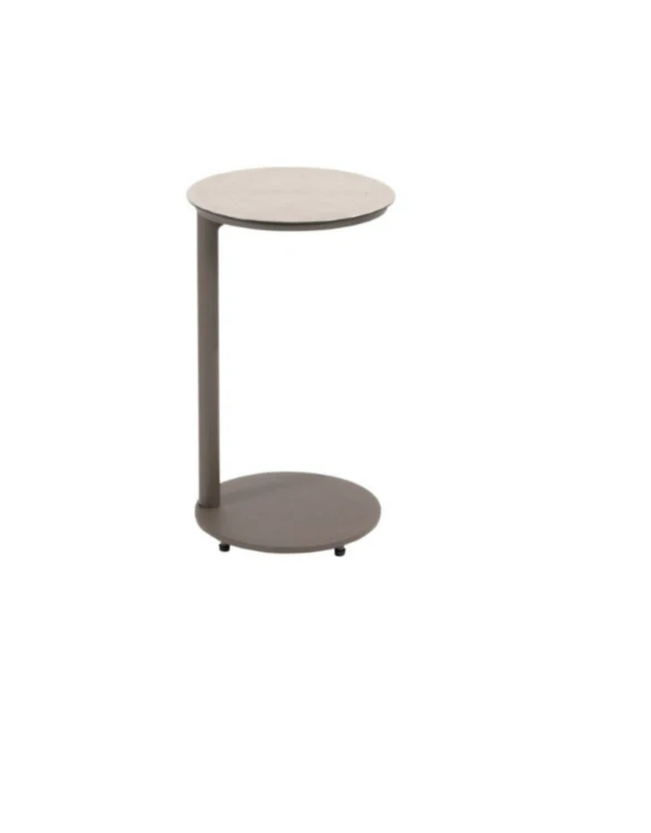 Bijzettafel Vic Ø30 x 50 cm terre