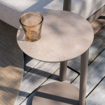 Bijzettafel Vic Ø30 x 50 cm terre