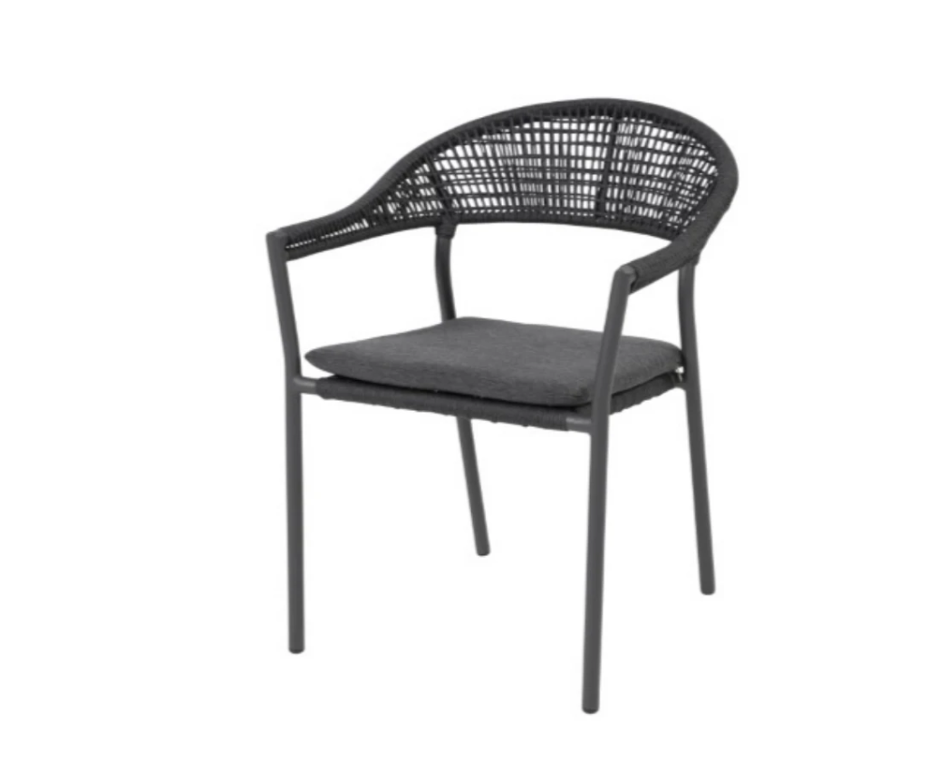 Dining stoel Sienna antraciet