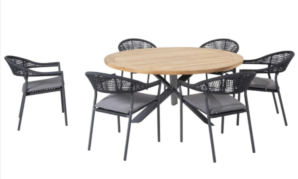 Dining stoel Sienna antraciet