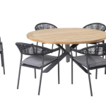 Dining stoel Sienna antraciet