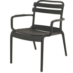 Loungestoel Torvi zwart