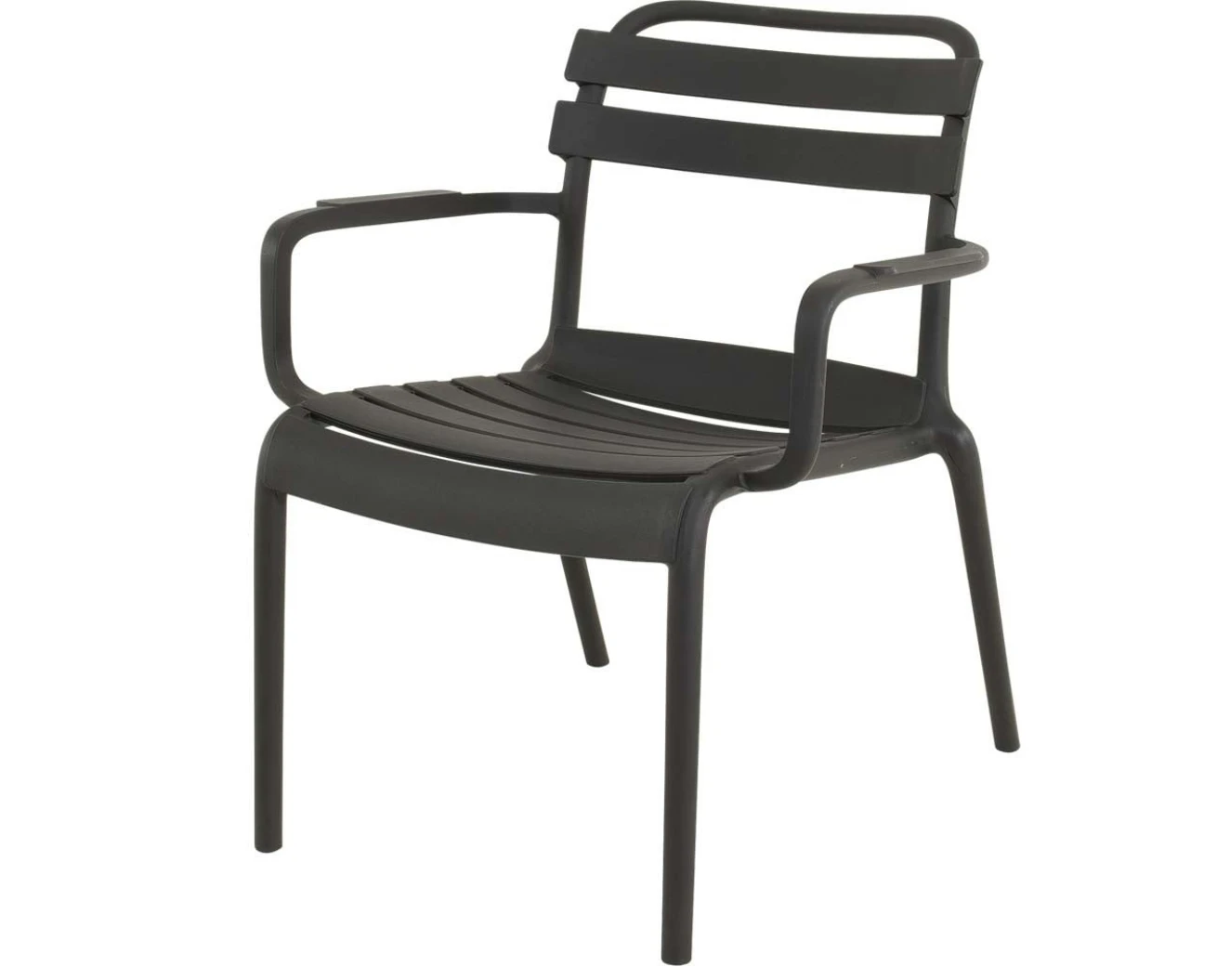 Loungestoel Torvi zwart