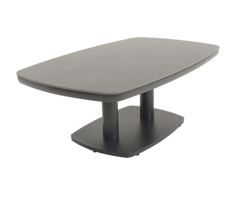 Loungetafel verstelbaar Geneva Deens ovaal - 135x83cm