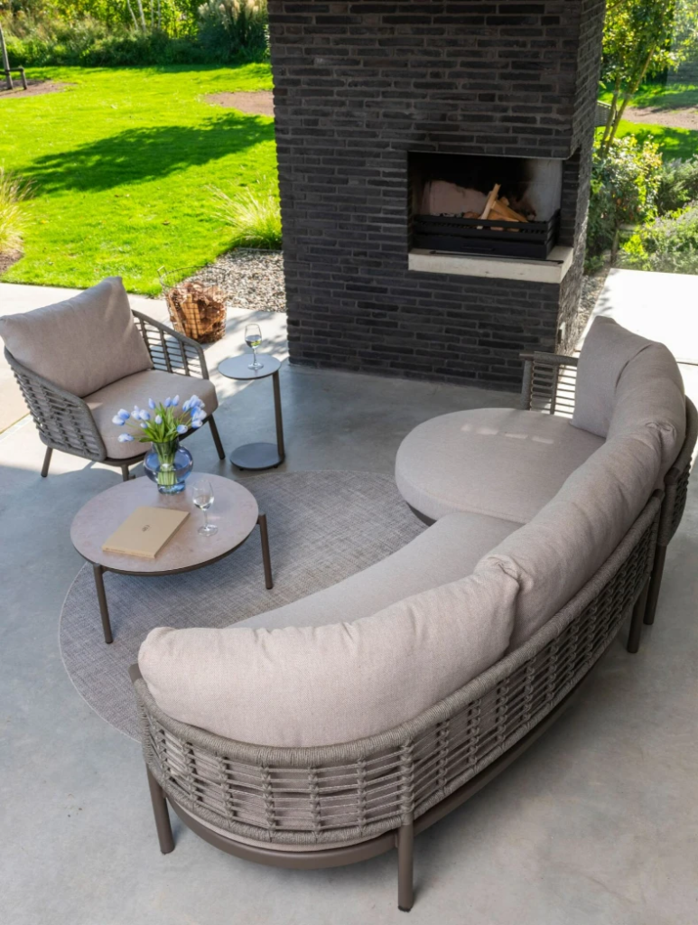 Loungetafel Vic Ø73 x 35 cm terre