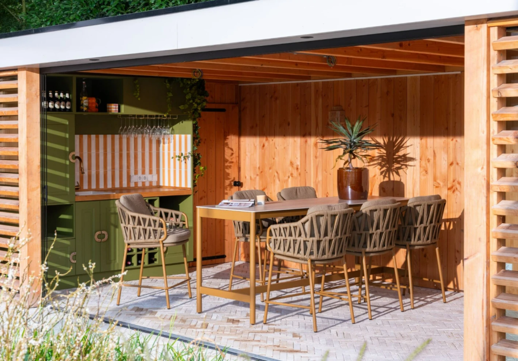 Biarritz high dining stoel incl. 2 kussens