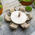 Biarritz low dining stoel incl. 2 kussens