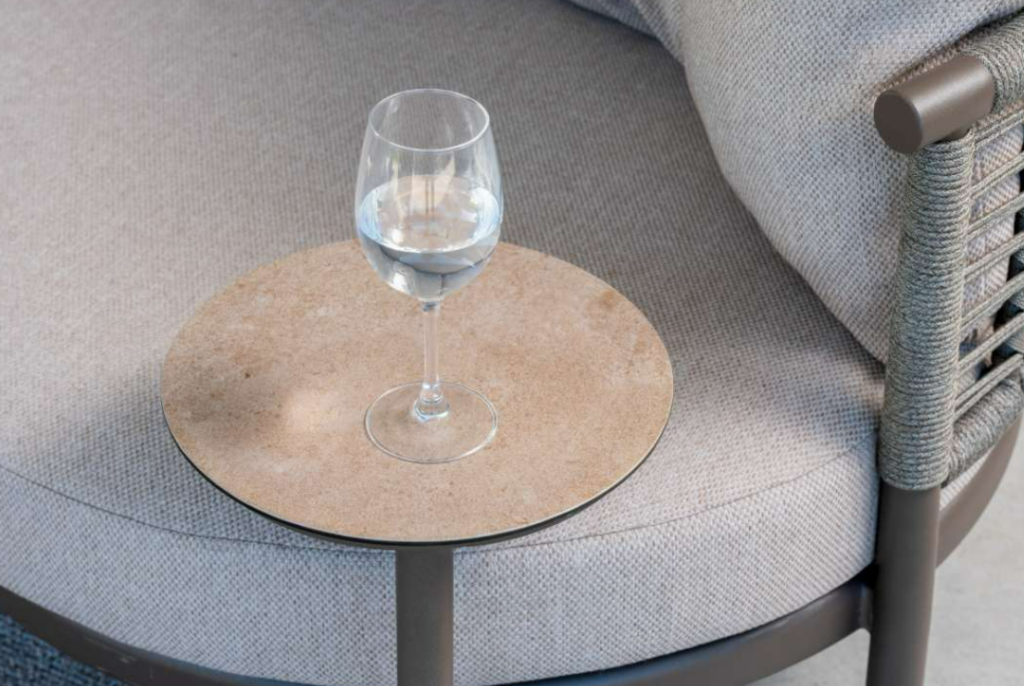 Bijzettafel Vic Ø30 x 50 cm antraciet