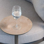 Bijzettafel Vic Ø30 x 50 cm antraciet