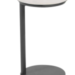 Bijzettafel Vic Ø30 x 50 cm antraciet