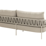 Calma 3-zits bank latte incl. 3 kussens