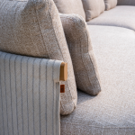 Chaise longue loungebank Safina amber + loungetafel set June 4-dlg