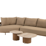 Chaise longue loungeset Biarritz amber 2-dlg