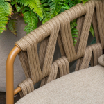 Chaise longue loungeset Biarritz + loungestoel Biarritz amber 3-dlg