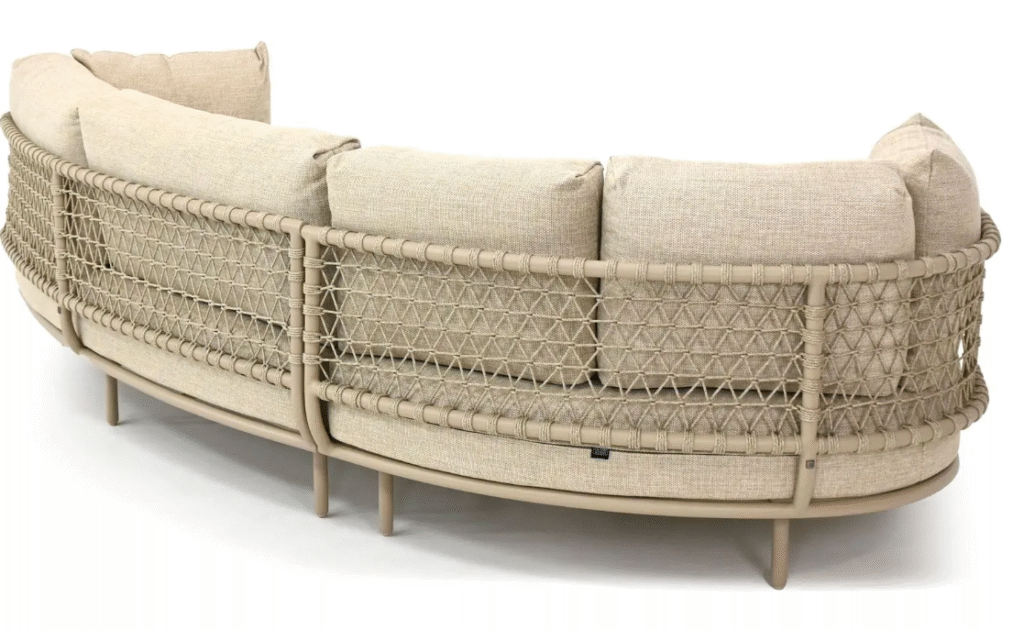 Chaise longue loungeset Sardinia-Volta 4-dlg