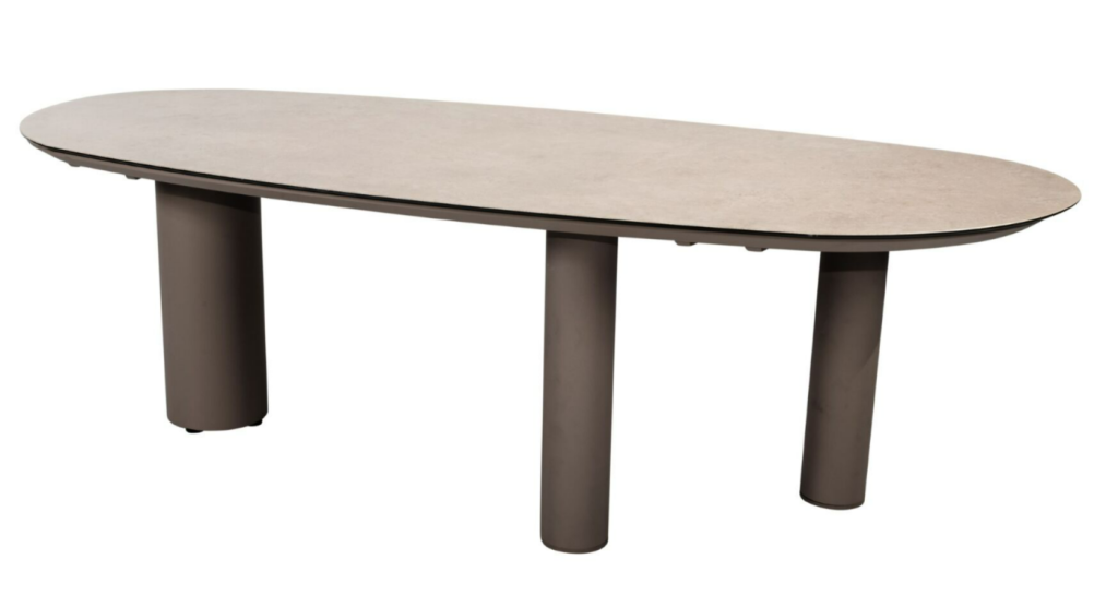 Denia tafelblad printed keramiek 290 x 110 cm terre