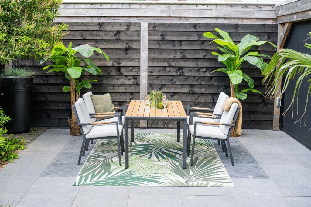 Dining stoel Felini teak look sand