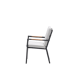 Dining stoel Felini teak look sand