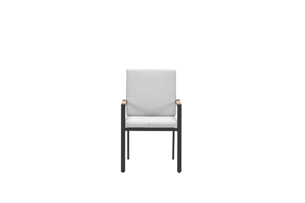 Dining stoel Felini teak look sand