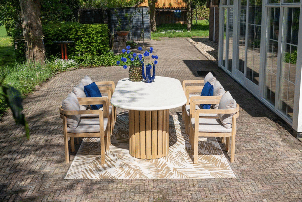 Dining stoel Ibiza acacia sand