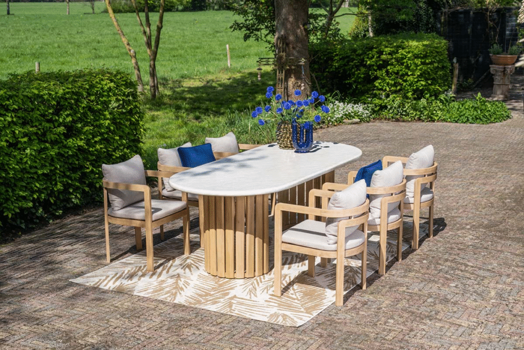 Dining stoel Ibiza acacia sand