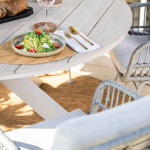 Dining stoel Margriet taupe-sand