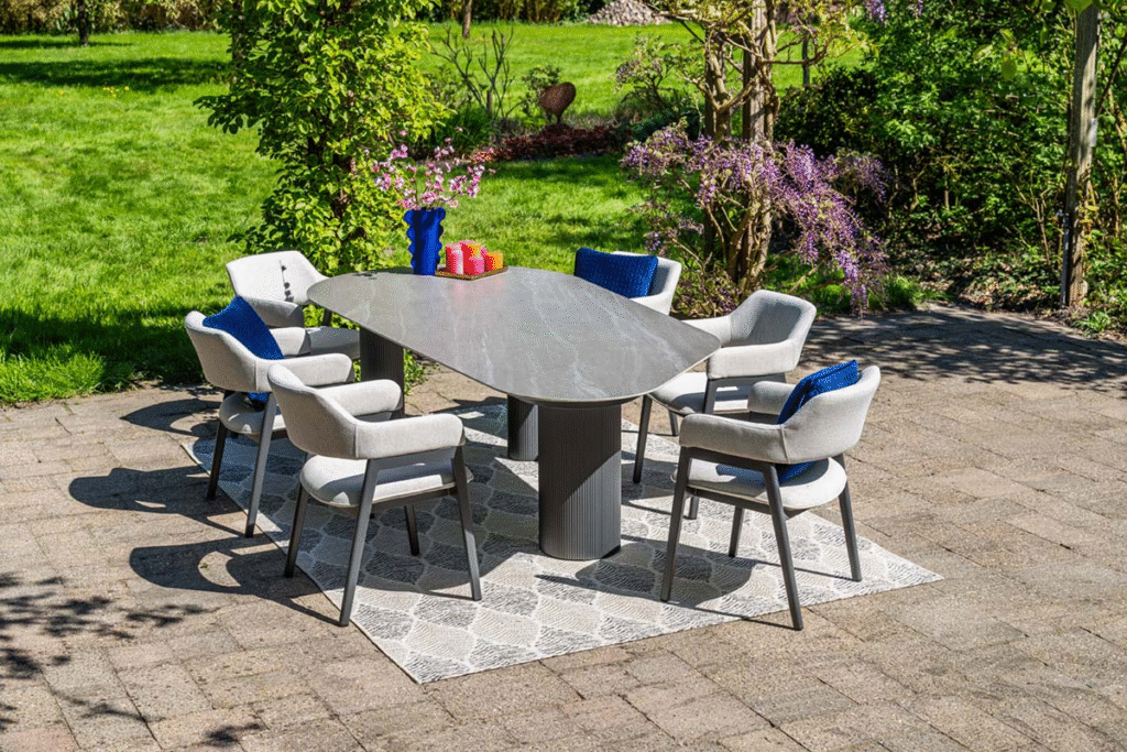 Dining stoel Selina carbon black sand