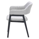 Dining stoel Selina carbon black sand