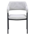 Dining stoel Selina carbon black sand