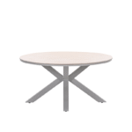 Dining tafel Edison taupe light teak – Ø 148 cm