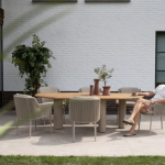 Dining tafel Estate mango amber-teak - 240x105 cm