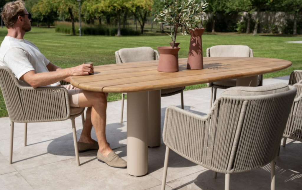 Dining tafel Estate mango amber-teak - 240x105 cm