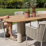 Dining tafel Estate mango latte - 240x105 cm