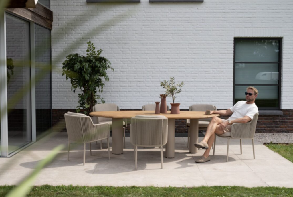 Dining tafel Estate mango latte - 240x105 cm