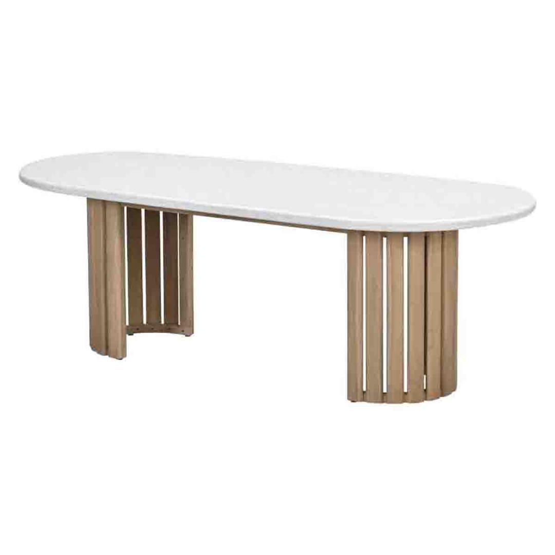 Dining tafel Ibiza ovaal acacia - 230x100x75 cm