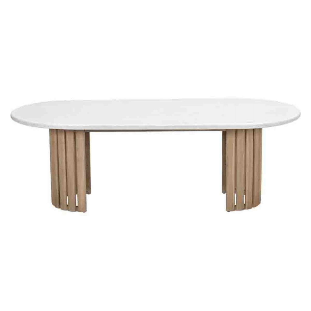 Dining tafel Ibiza ovaal acacia - 230x100x75 cm