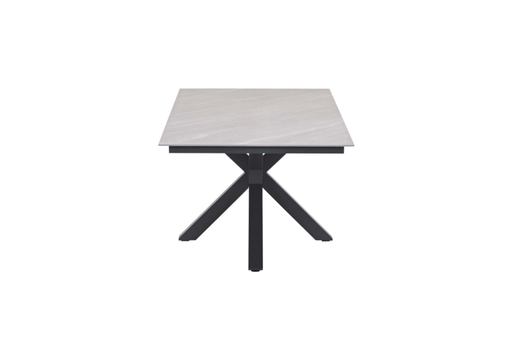 Dining tafel Ireland carbon black sand - 240x100x76 cm