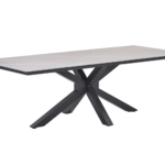 Dining tafel Ireland carbon black sand - 240x100x76 cm