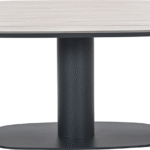 Dining tafel Newton carbon black light teak - 230x110x72 cm