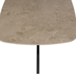 Dining tafel Prado barrel antraciet- 240x105 cm