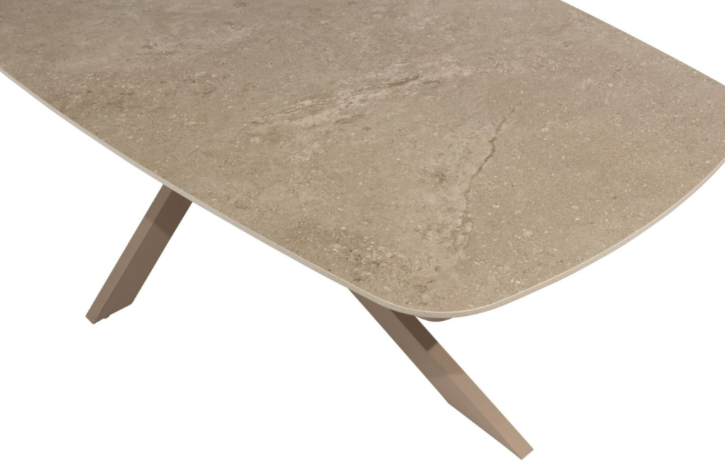 Dining tafel Prado barrel latte - 300x110 cm