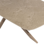 Dining tafel Prado barrel latte - 300x110 cm