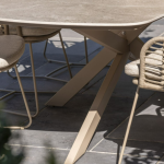 Dining tafel Prado barrel latte - 300x110 cm