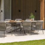 Dining tafel Prado barrel latte - 300x110 cm