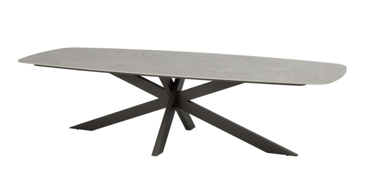 Dining tafel Prado barrel terre - 300x110 cm