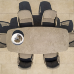 Dining tafel Prado barrel terre - 300x110 cm