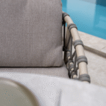 Dining tafel Prado latte Ø160 cm + Dining stoel Piacenza 8-dlg