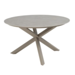 Dining tafel Prado sabbia panna latte - Ø130 cm
