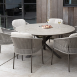 Dining tafel Prado sabbia panna terre - Ø130 cm